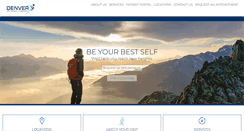 Desktop Screenshot of denverphysicaltherapy.com